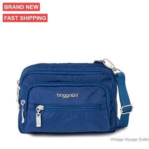 Lightweight Convertible Crossbody Fanny Pack Belt Bag 8x6 Triple Zip